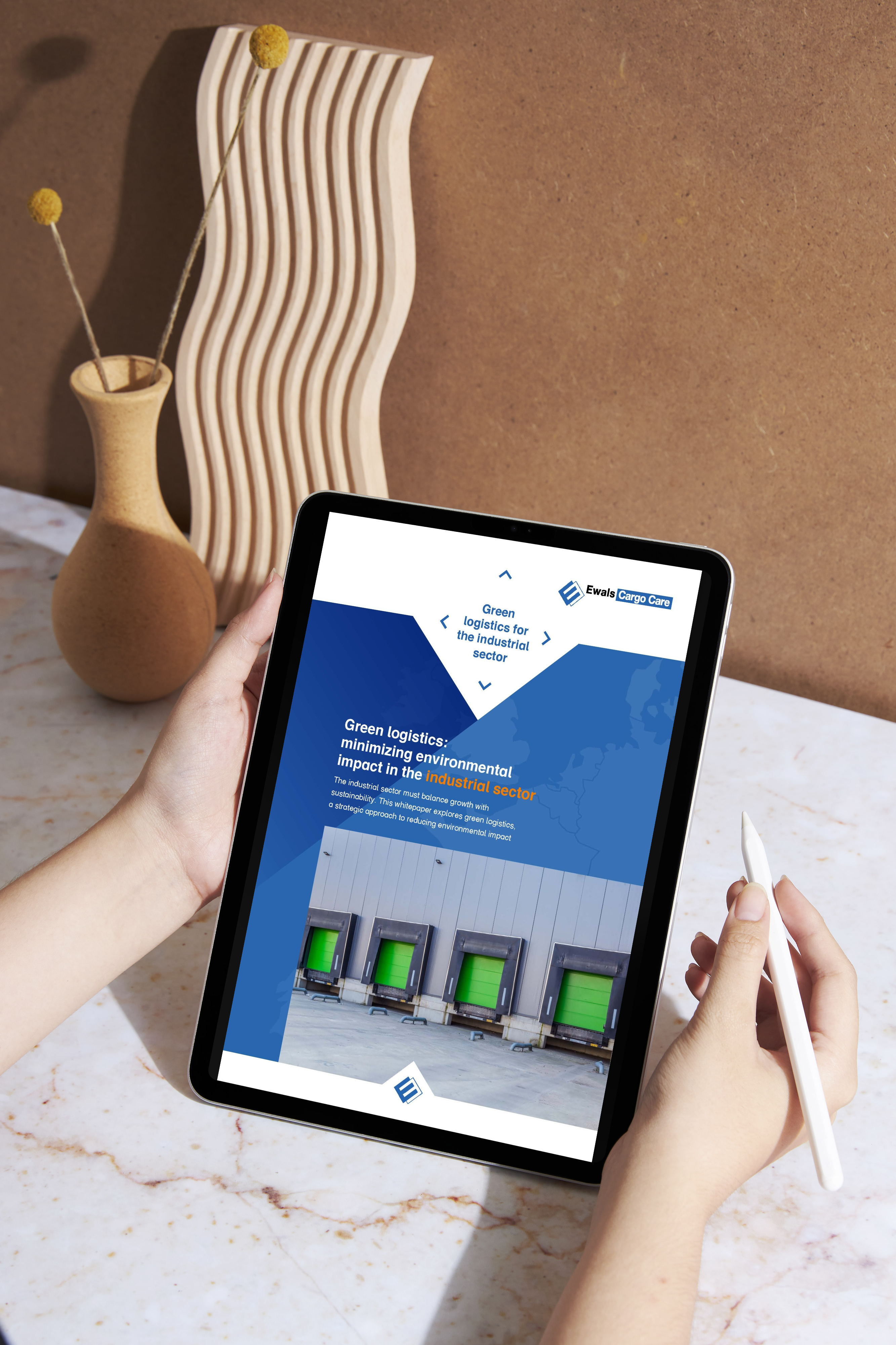 a whitepaper the theme on the whitepaper is green logistic