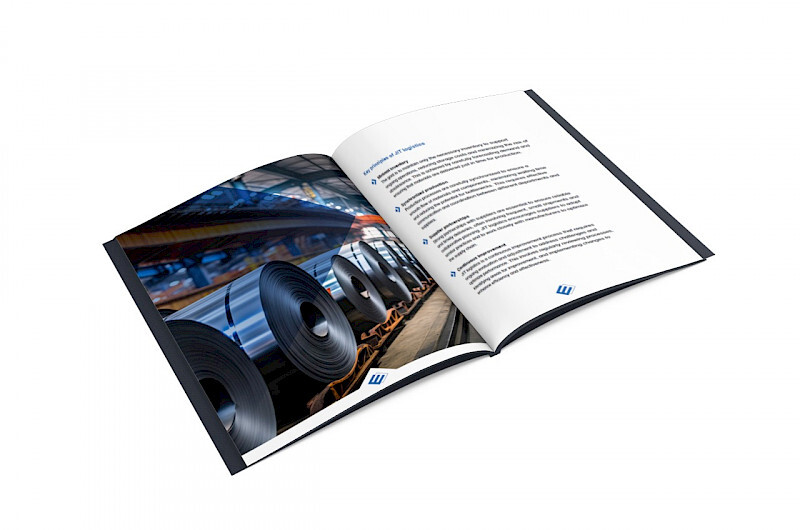 white paper mockup warehouse material