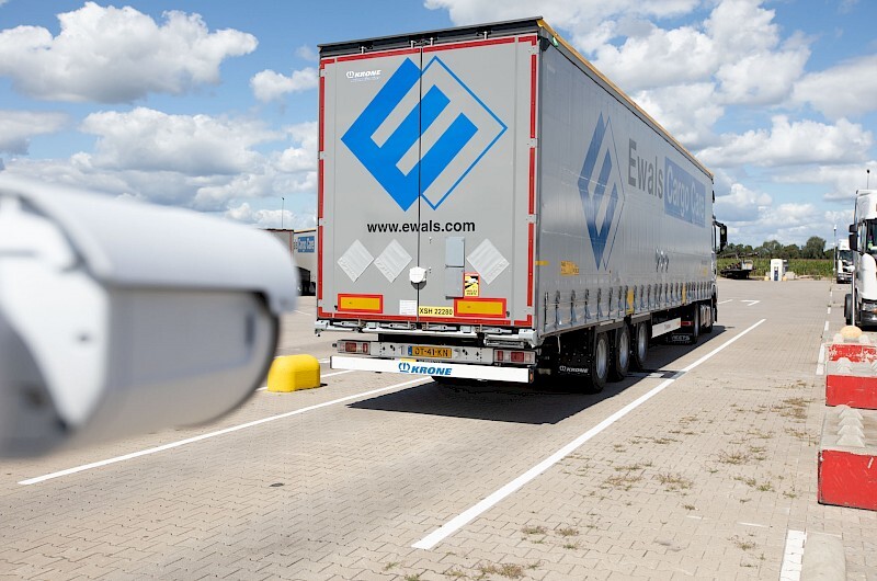 the Drive-Over Reader at TrafficPort Maasbree